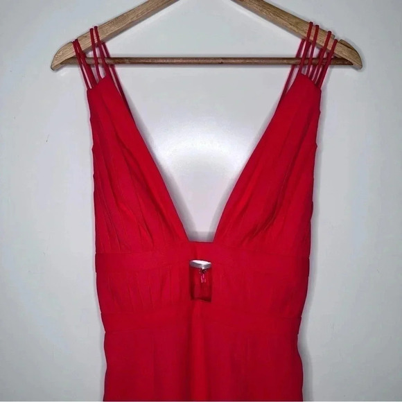 Fame and Partners Strappy Open Back Mini Dress Size 4 - Picture 5 of 9